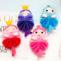 Christmas Gifts Cartoon Mermaid Bath Mesh Pouf Sponge Shower Scrubber for Kids