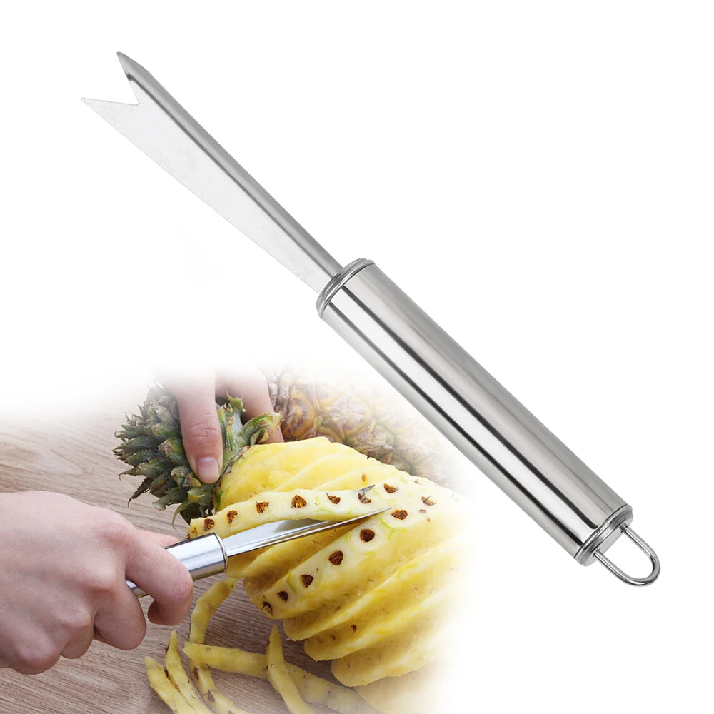 Multipurpose Pineapple Eye Peeler Remover Clip Stainless Steel Pineapple Peeler Cutter for Home Kitchen Fruit Tool