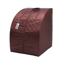 Factory Direct Portable Indoor One-Person Far Infrared Sauna Room with Acrylic Electric Heating Wholesale