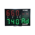 YIZHI 7 Segment Digital Scoring Board LED Electronic Tennis Scoreboard with Home Guest for Padel Court Events and Training