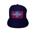 Multi Language Full Color Led Screen Caps Led App Controlled Advertising Display Hats