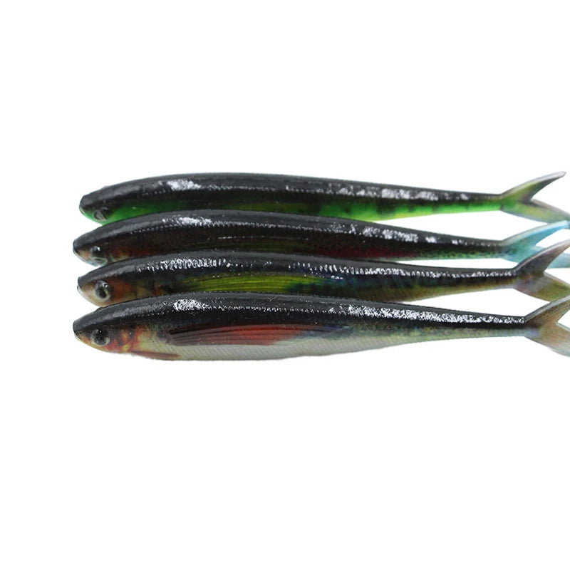 Selco New Soft Pvc Lure 3D Printing Soft Bionic Fishing Bait Saltwater Fishing Lure