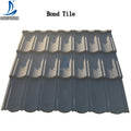 Nepal Granite Chips Coated Zinc Steel Euro Tiles Black Red Roofing Sheet Dealers Near Me for Pen Roofing