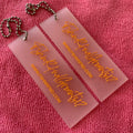 Newest Design 3D Clothing Rubber Hangtagwaterproof Transparent Silicone Rubber hang Tag for Garment