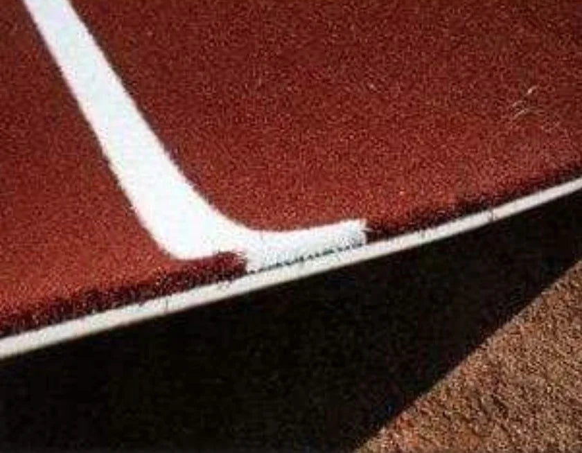 ProMounds 12' X 6' Professional Baseball Batting Mat PE Lined Artificial Turf