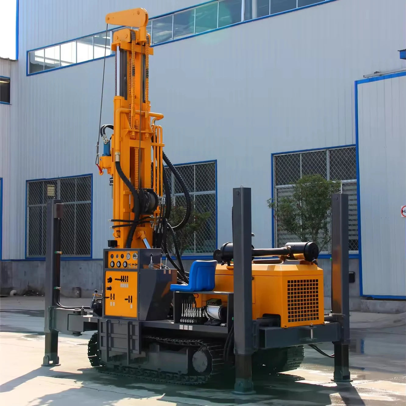 CS Drill CS260B Full Hydraulic Water Well Drilling Machine 260m Deep Hole with Engine and Motor Core Components