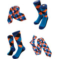 Classic Custom Multi-Color Cotton Business Necktie and Sock Set for Men Ties & Accessories