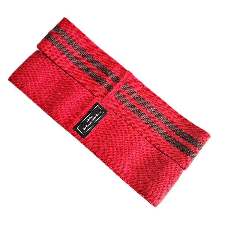 Wholesale Custom Logo Heavy Duty Fitness Band Yoga Gym Booty Stretching Loop Non Slip Polyester Fabric Hip Elastic Resistance