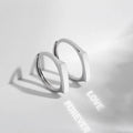 High Technology Adjustable I Love You Forever Rings Diffuse Light Ring S925 Silver Projection Couple Ring Valentine's Day Gift