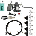 E-18th 6-18M Water Mist Spray System Electric Diaphragm Pump Kit Misting System Automatic Water Pump Sprayer with  Nozzles