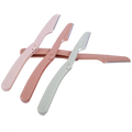 OEM High Quality 3pcs Micro-Grooved Teeth Folding Eyebrow Trimmer Razor Wholesale with PP Box