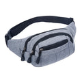 Fashion Men Women Waist Bag Casual Fanny Pack  Large Phone Belt Bag Pouch Canvas Outdoor Travel Banana Hip Bags