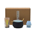 Wholesale Ceramic & Bamboo Japanese Chasen Matcha Whisk Set with Holder Bottle Scoop Spoon-Eco-Friendly Japandi Style Gift Box