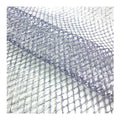 OEM Single-Sided Silver Diamond Mesh Fabric Glossy Flat 100% Polyester Decorative Cloth for Car Lining Garment Sheer for Girls
