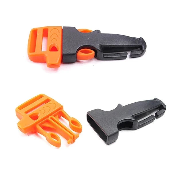 Side Release Buckle Whistle Parachute DIY Paracord Bracelet Outdoor Camping Backpack Survival Kits