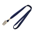 1cm Hollow Polyester Rope Metal Clip ID Card Lanyard Brand Chest Badge Work Permit Exhibition Permit Lanyard Rope