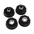 S60*6 Coarse Thread to 1/2" 3/4" Male IBC Tank Stainless Steel Nozzle Drain Fitting Replacement Adapter