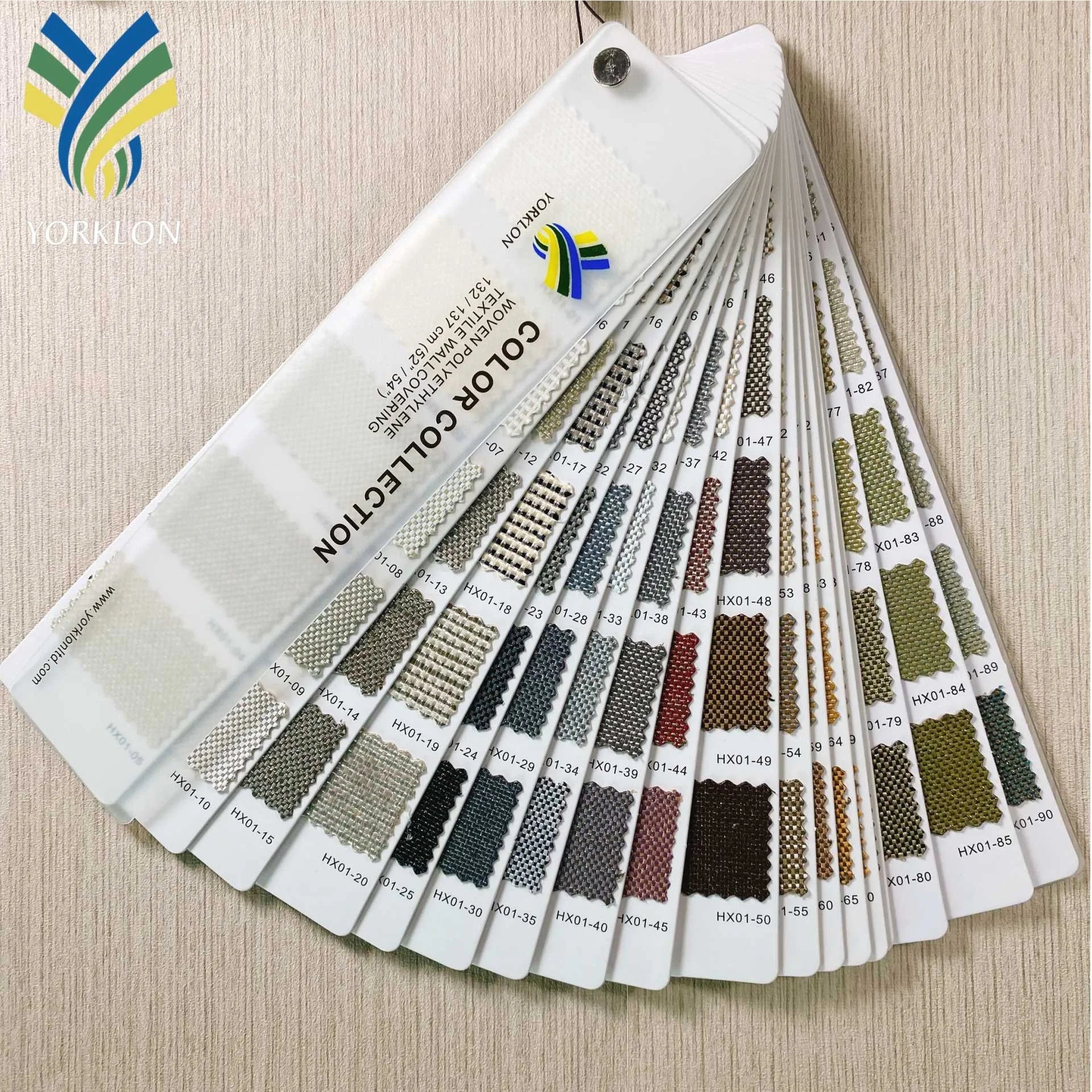 HX 1 Custom PE Woven Wallpaper for Bangkok Thai Restaurant Hotel Room Modern Fire Waterproof Moisture-Proof Anti-Static
