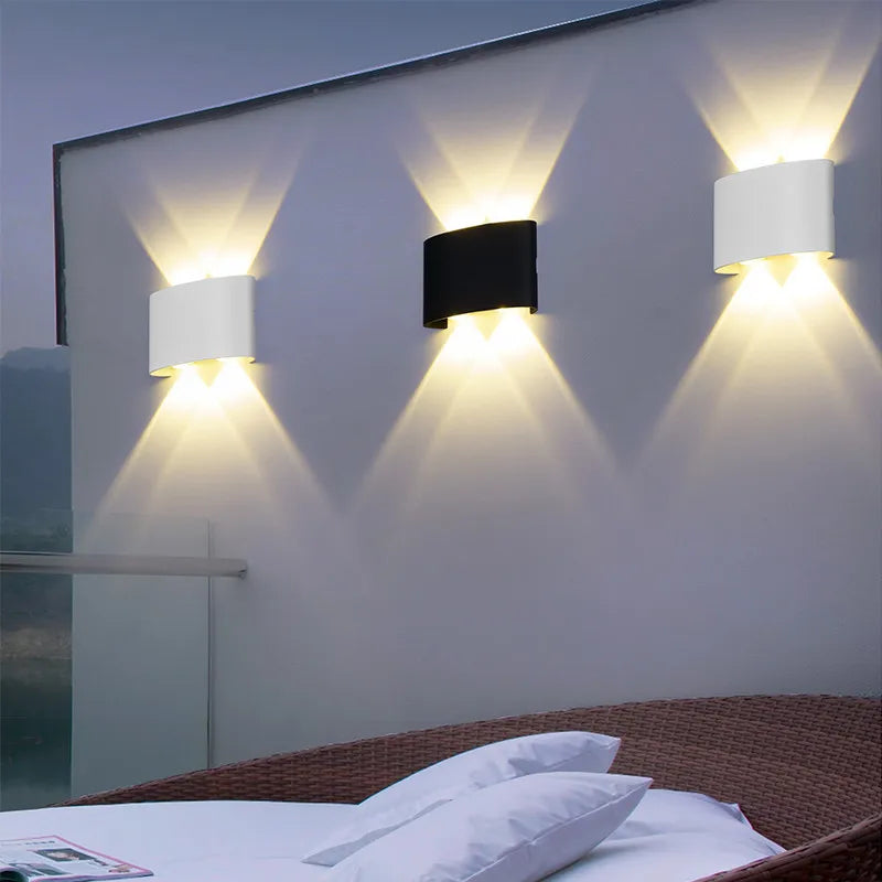 Modern LED Wall Lamp Nordic Style up Down Lighting Wall Light Sconce Hotel Decor Nordic Wall Lamp Ip65 Led Aluminum Outdoor up