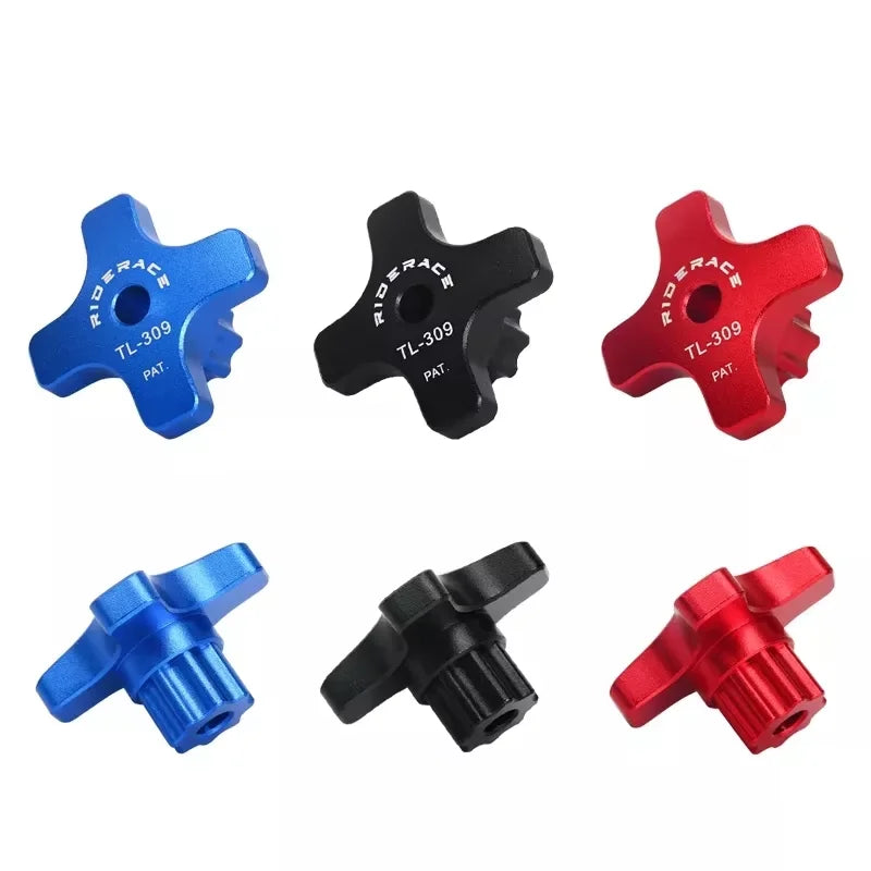 RIDERACE Crank Installation Tool Aluminum Alloy XT XTR UT Bike Integrated Bottom Bracket Tool MTB Crank Arm Cover Screw Wrench
