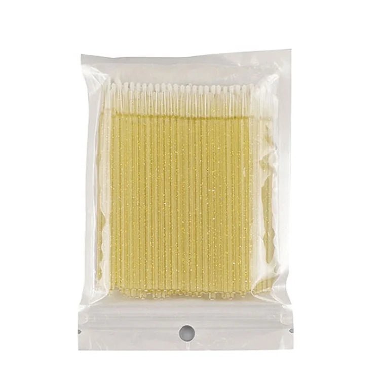 Wholesale 100pcs Each Bag Disposable Micro Mascara Wands Mini Eyelash Eyebrow Brushes