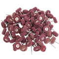 2.35mm Mandrel 100pcs Abrasive Fiber Wheel Kit for Rotary Polishing Tool Grinding Accessories Abrasive Buffing Polishing Wheel