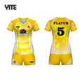 Custom Volleyball Jerseys Cheap Volleyball Jersey Women 2024 Yellow Volleyball Jerseys New Design
