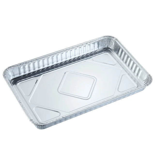 Foil Sheet Cake 32x20x3cm Airline Aluminium Foil Tray Food Serving REC32203F Oven Liner Oven Baking Pan Dish Yysmallcap
