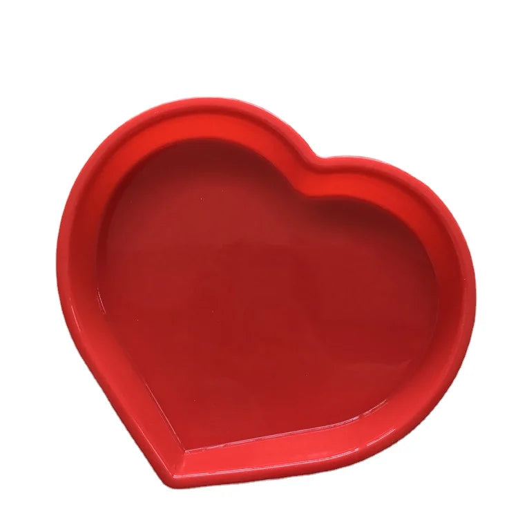 China Factory Direct Large Heart Silicone Cake Mold Birthday Cake Tools Directly Supply Big De Silicona