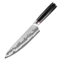 Custom LOGO for Free 8 Inch Professional Foged Stainless Steel Eco-Friendly Kitchen Chef Knife with Pakka Wood Handle TianJiao
