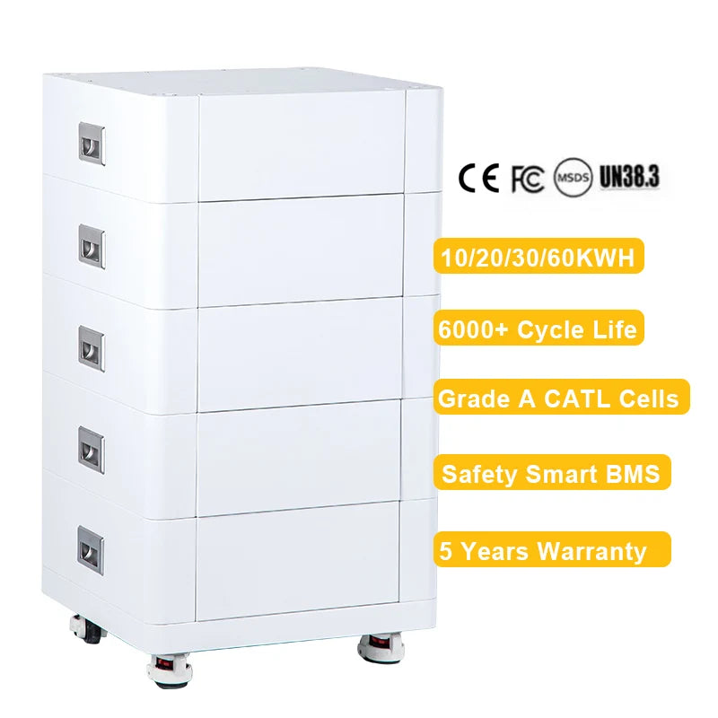 51.2V 200ah 300ah 400ah Lithium Iron Phosphate Stacked Battery 48v 100ah Lifepo4 Battery Ion Lithium Batteries