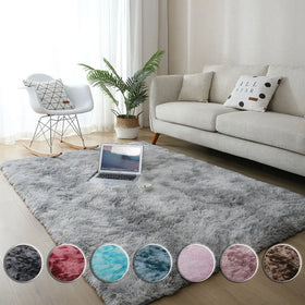 Wholesale Cheap Soft Indoor Modern Area Rugs Fluffy Living Room Carpets for Children Bedroom Home Decor Nursery Rug Grey