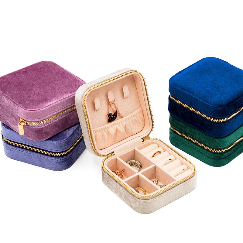 2023  Material Leather Velvet Luxury Necklace Ring Jewelry Packaging Box for Jewelry Gift Boxes