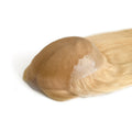 Natural Human Virgin Hair Blonde Color Q6 Swiss Lace Thin Skin Women Toupee