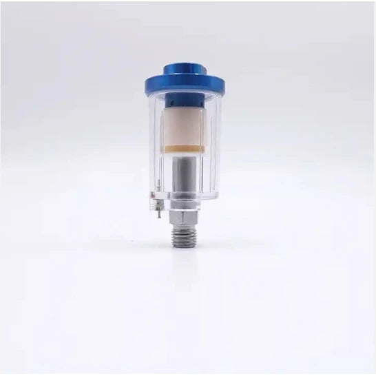 Pneumatic Spray Gun Oil-water Filter Aluminum Construction OEM Customizable Small Air Filter 3-Year Warranty G1/4 Air Inlet