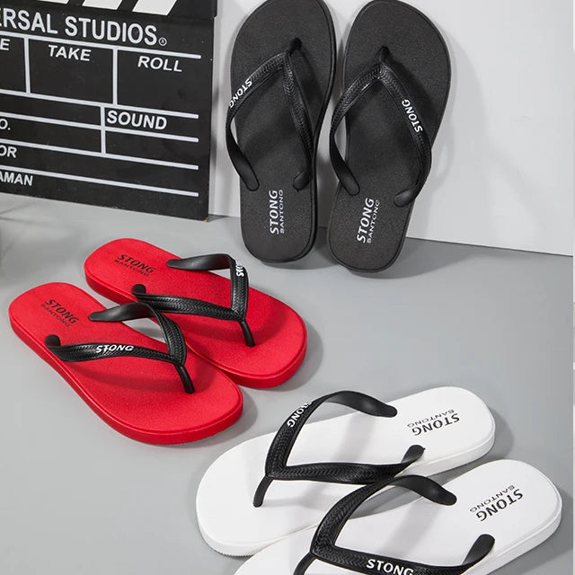 Men's Home Slippers Wholesale Cheap Summer New Trend Waterproof Wholesale Popular Men Outdoor Flip-Flops New Design