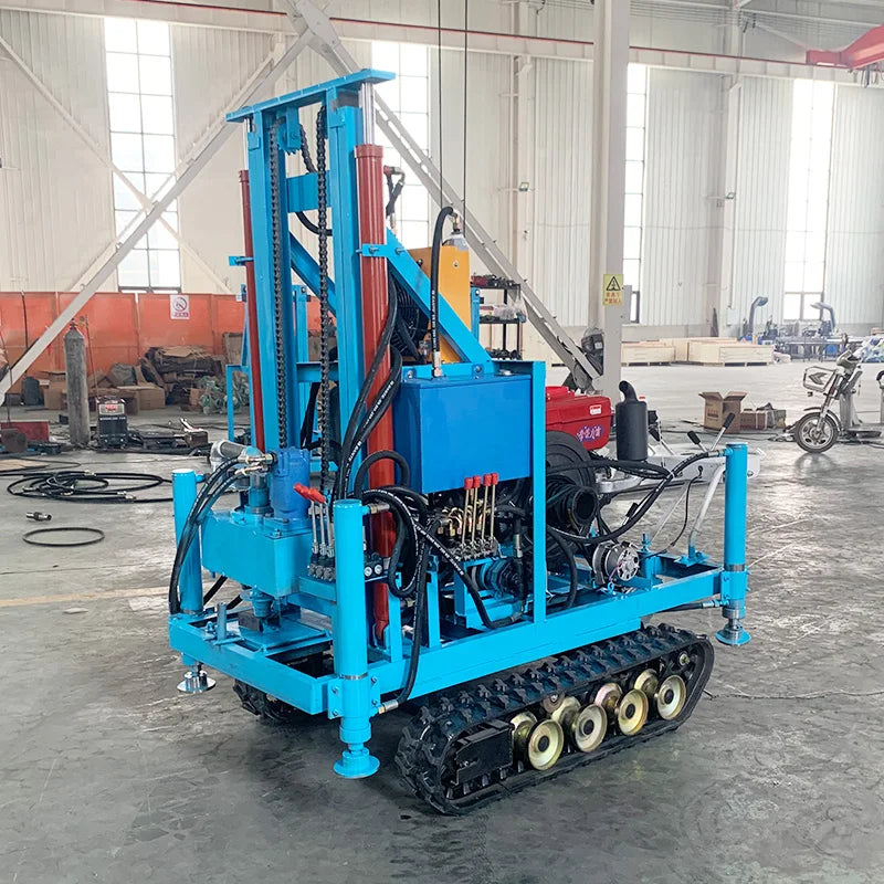 Efficient 80m Air Compressor-Driven Water Well Drilling Rig for Rapid Installation of Groundwater Systems
