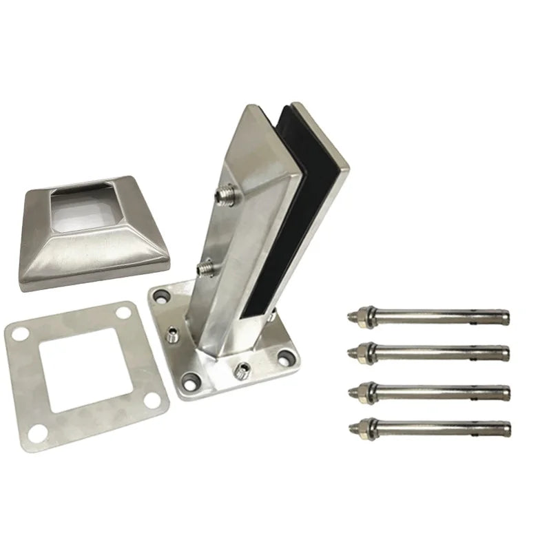 Adjustable Stainless Steel Glass Spigot for Modern Outdoor Swimming Pool and Balcony Glass Railings