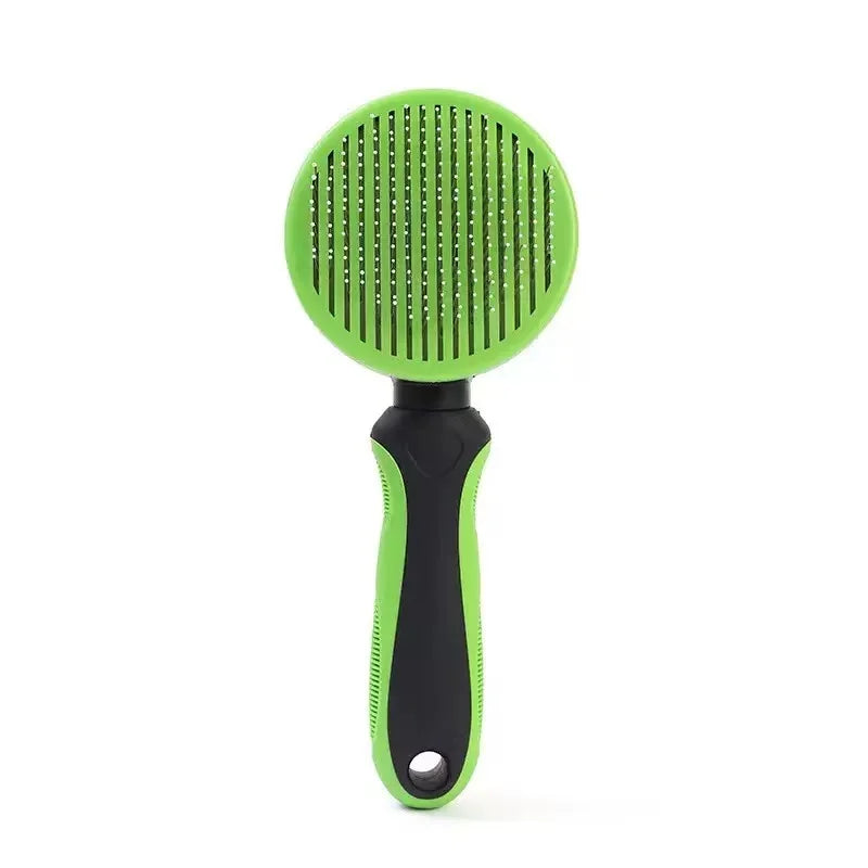 Eco-Friendly Safe Portable Anti-slip Self Cleaning One-Button High Quality Stainless Steel Simple Multi-Purpose Dog Cat Pet Hair