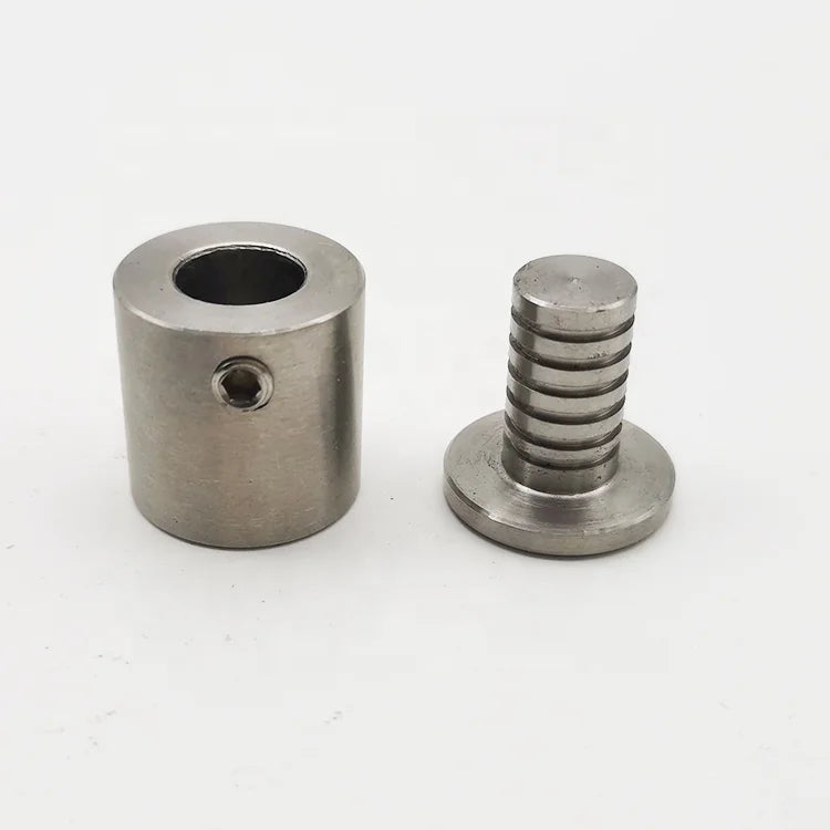 Satin Stainless Steel 304 Sign Lock Standoff 20mm X 20mm Diameter One Way Drive System Walron WSL-2020L-ST
