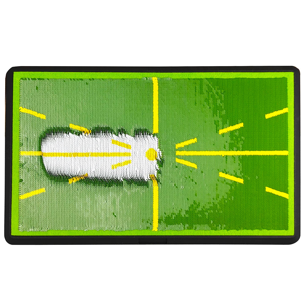 Golf Training Mat Premium Swing Training Mat for Analyzing Swing Path and Ball Impact
