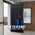 Italian Luxury Cast Aluminum Pivot Bulletproof Door Luxury Doors for Houses Modern Entrance Doors