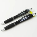 Custom Logo Laser Engrave Branded Ballpoint Pen with LED Light with Low min Order