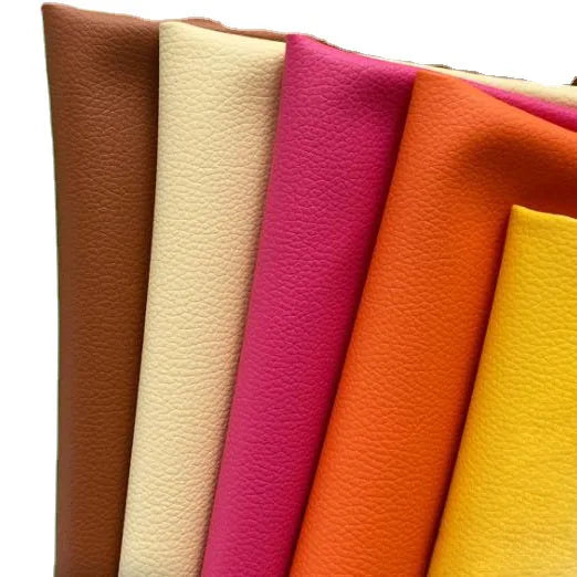 Classic D90 Litchi Texture 0.7mm Skin Feeling PVC Artificial Faux Leather for Sofa Car Seat and Furniture Leatherette MegaBDM
