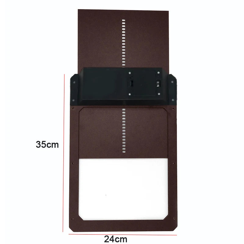Custom Solar Powered Full Plastic Doors Light Sensing Remote Controlled Opener Small Automatic Chicken Coop Door