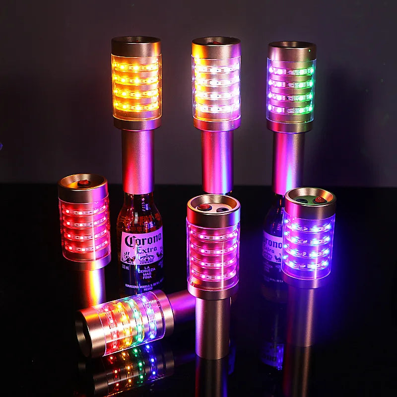 Black LED Strobe Baton for Party Club Bar Event Led Sparkler Light Glow Rechargeable Stick Bottle Service Sparklers