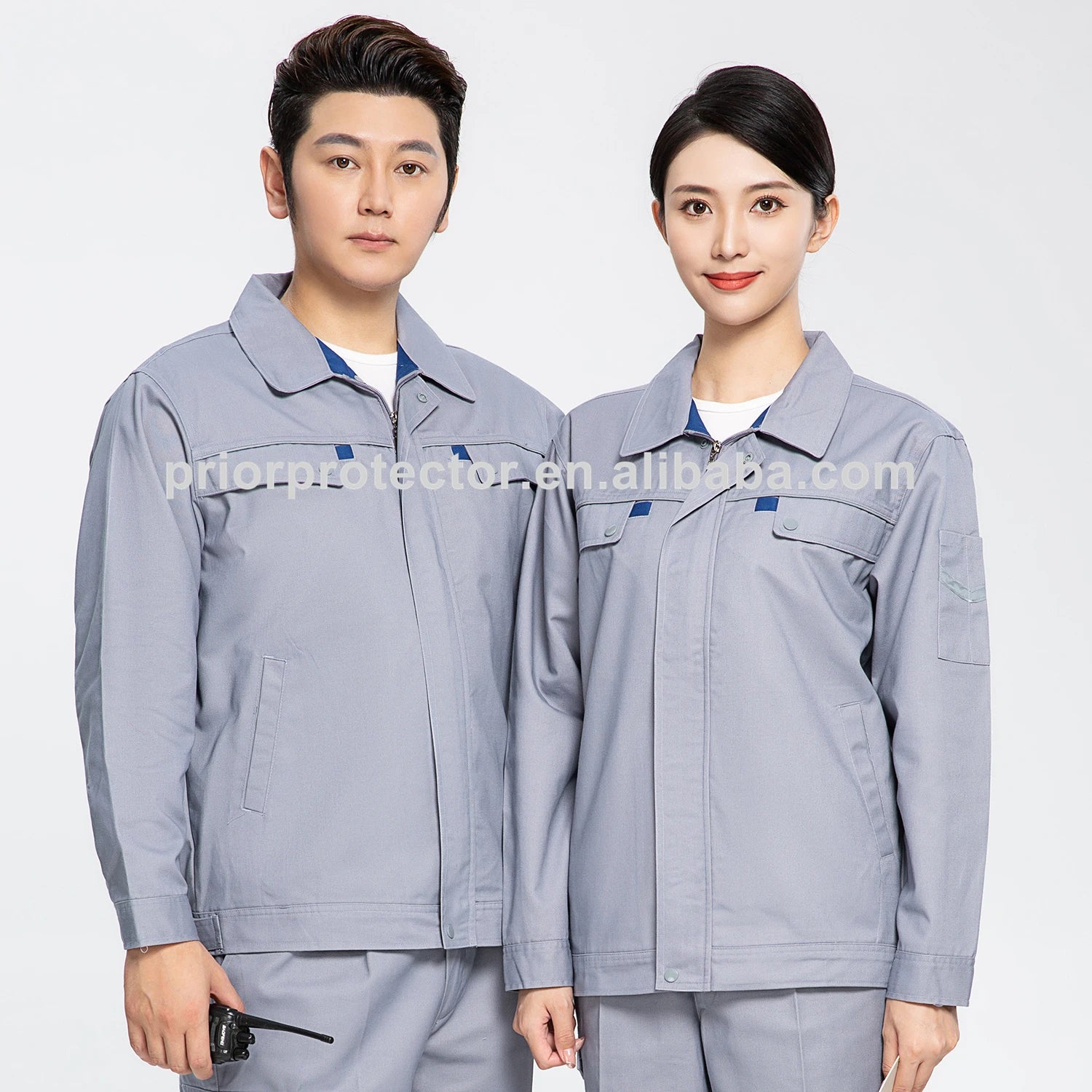 Men's Anti-Static Breathable Construction PPE Work Suits Knee-Length Coverall Design for Safety Working Clothes Suit Uniform