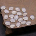 DIY Crystals Natural White Agate Artificial Cabochon gemstone crystal jewelry