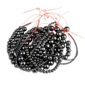 Natural Black Hematite Stone Beads Round Loose 2 3 4 6 8 10 12 MM Strand Pick Size for DIY Jewelry Making Accessories