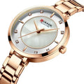 CURREN 9051 Women Watch Waterproof Top New Luxury Silver Female Clock Stainless Steel Band Classic Bracelet Ladies Wristwatch
